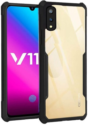 Spectacular ace Back Cover for Vivo V11 Pro(Transparent, Dual Protection, Silicon, Pack of: 1)