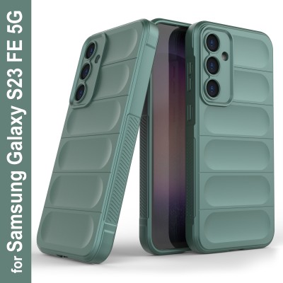 Zapcase Back Cover for Samsung Galaxy S23 FE(Green, 3D Case, Silicon, Pack of: 1)