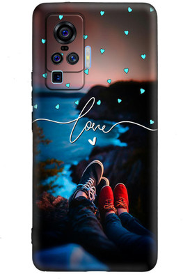 7printzone Back Cover for VIVO X50 PRO(Multicolor, Flexible, Silicon)