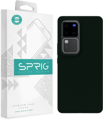 Sprig Back Cover for VIVO V30 PRO, V30 Pro, vivo v30 pro(Green, Grip Case, Silicon, Pack of: 1)