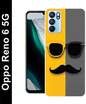 Retroart Back Cover for OPPO Reno6 5G(Multicolor, Dual Protection, Silicon, Pack of: 1)