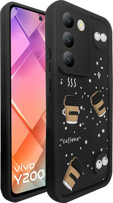 KartV Back Cover for Vivo Y200e 5G(Black, Camera Bump Protector, Pack of: 1)
