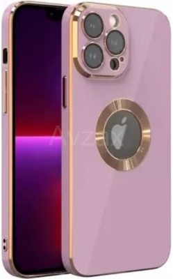 APTIVOS Back Cover for Apple iPhone 12 Pro Max Shock Proof CD Chrome Logo Case(Purple, Dual Protection, Pack of: 1)