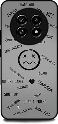 FAZAKA Back Cover for Realme 13 5G On Glossy Metal Phone Cover | WHY ME(Multicolor, Shock Proof, Pack of: 1)