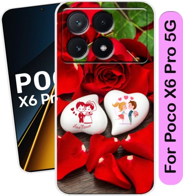 SmartGoldista Back Cover for Poco X6 Pro 5G(Transparent, Grip Case, Silicon, Pack of: 1)