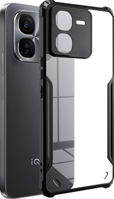 Chic Vibe Back Cover for iQOO Z9x 5G(Black, Dual Protection, Pack of: 1)