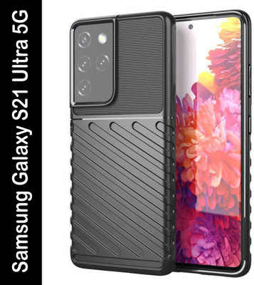 Casotec Back Cover for Samsung Galaxy S21 Ultra 5G(Black, Pack of: 1)