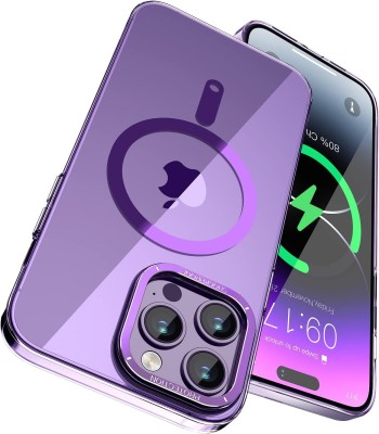 Caseex Back Cover for APPLE iPhone 13 Pro(Purple, Magsafe, Pack of: 1)