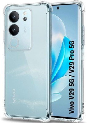 MOBIGENIX Bumper Case for vivo V29 5G(Transparent, Shock Proof, Silicon, Pack of: 1)