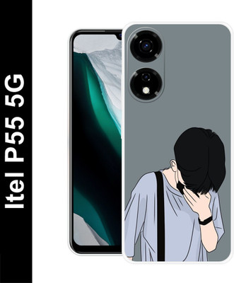 VKCase Back Cover for Itel P55 5G(Multicolor, Camera Bump Protector, Silicon, Pack of: 1)