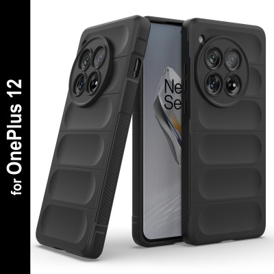 Zapcase Back Cover for OnePlus 12(Black, 3D Case, Silicon, Pack of: 1)