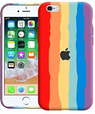 COVERLY Back Cover for Apple iPhone 6s Plus(Multicolor, Silicon, Pack of: 1)