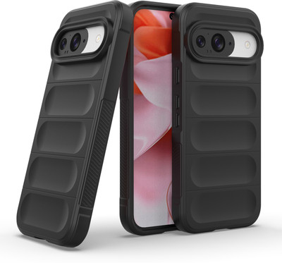 GLOBAL NOMAD Back Cover for Google Pixel 9(Black, 3D Case, Silicon, Pack of: 1)