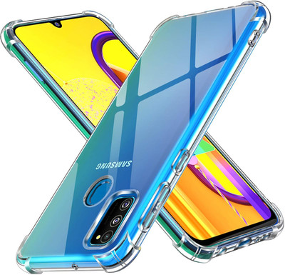 skyro Back Cover for Samsung Galaxy M30s(Transparent, Camera Bump Protector, Pack of: 1)