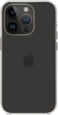PRYD Back Cover for apple iphone 14 pro max(Black, Silicon)