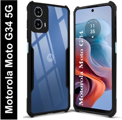 OVIz Front & Back Case for Motorola Moto G34 5G(Black, Shock Proof, Pack of: 1)