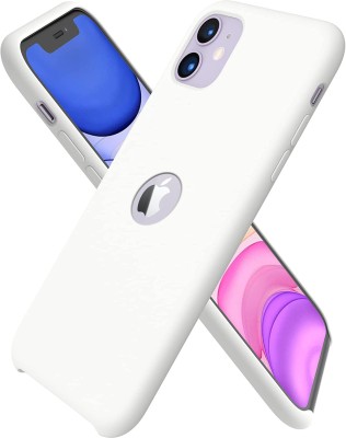 VONZEE Back Cover for Iphone 11 Liquid Silicone Gel with Full Body Protection Shockproof Case(White, Shock Proof, Silicon, Pack of: 1)