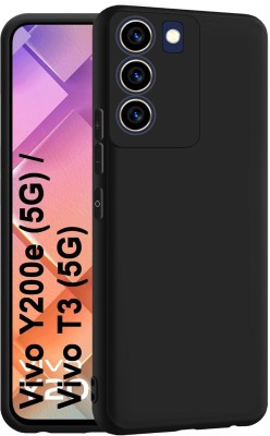 Helix Back Cover for Vivo Y200e 5G(Black, Shock Proof, Silicon, Pack of: 1)