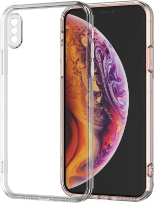 SUCH Back Cover for Apple iPhone XS(Transparent, Camera Bump Protector, Silicon, Pack of: 1)