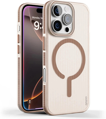 Gripp Back Cover for Apple iPhone 16 Pro(Gold, Magsafe, Pack of: 1)