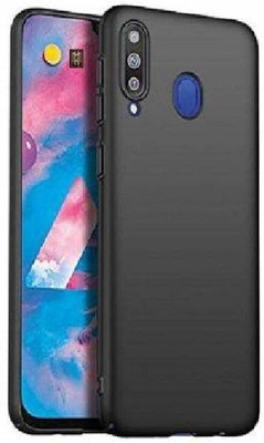 NIKICOVER Pouch for Samsung Galaxy M30(Black, Camera Bump Protector, Silicon, Pack of: 1)