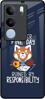 Hocopoco Back Cover for Vivo V29 Pro 5G(Blue, Grip Case, Pack of: 1)