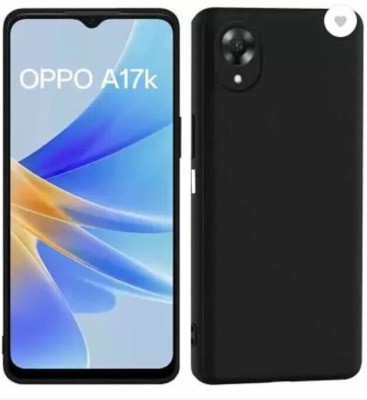 Mobtech Back Cover for OPPO A17, Oppo a17k(Black, Grip Case, Pack of: 1)