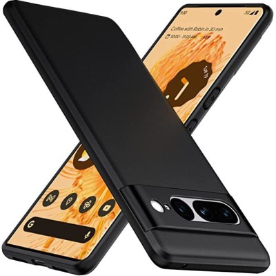 Rlab Back Cover for Google Pixel 7 Pro Perfect Slim Fit Candy Case,Candy(Black, Transparent, Matte Finish, Silicon, Pack of: 1)