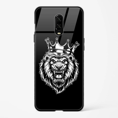 my pc wala Back Cover for OnePlus 6T(Black, White)