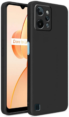 ZAMN Back Cover for REALME C31(Black, Silicon, Pack of: 1)