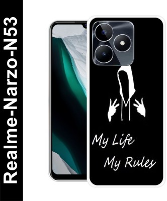 Shivaanshi Back Cover for Realme Narzo N53(Multicolor, Grip Case, Silicon, Pack of: 1)