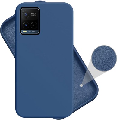 SMARTPOCKET Back Cover for Vivo Y21(Blue, Grip Case, Pack of: 1)