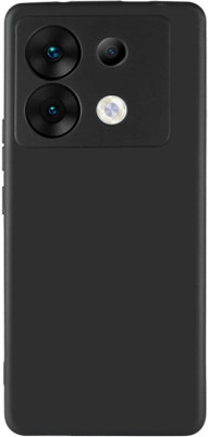 SRT Back Cover for Infinix Zero 30 5G(Black, Matte Finish, Silicon, Pack of: 1)