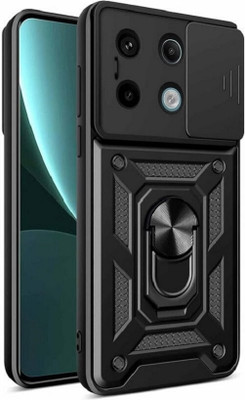 Vikeko Back Cover for REDMI Note 13 Pro 5G(Black, Camera Bump Protector, Pack of: 1)