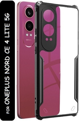 Flipkart SmartBuy Back Cover for OnePlus Nord CE4 lite 5G(Black, Shock Proof, Pack of: 1)