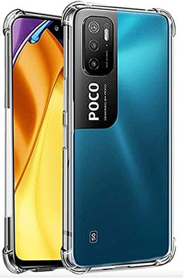 TheApallio Back Cover for Poco M3 Pro 5G(Transparent, Camera Bump Protector, Pack of: 1)