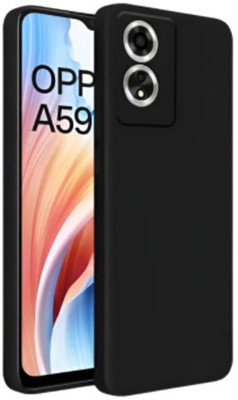 Chemforce Back Cover for Oppo A59 5G Back cover(Black, Grip Case, Pack of: 1)