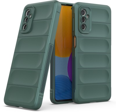 GLOBAL NOMAD Back Cover for Samsung Galaxy M52 5G(Green, Grip Case, Silicon, Pack of: 1)