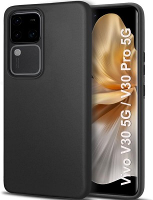 welldesign Back Cover for Vivo V30 Pro 5G(Black, Shock Proof, Pack of: 1)