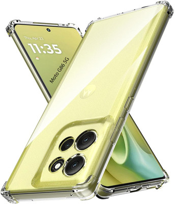 S-Softline Back Cover for Moto G86 5G : :Gloss Finish Boom TPU(Transparent, Silicon, Pack of: 1)