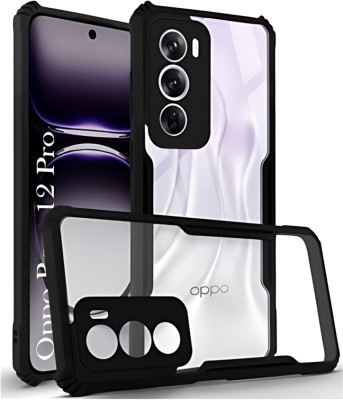 Chemforce Back Cover for Oppo Reno 12 Pro 5G(Black, Hard Case, Pack of: 1)