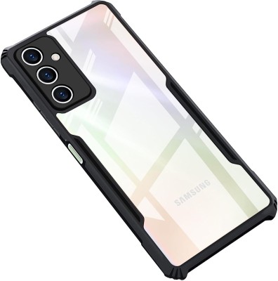 Micvir Back Cover for Samsung Galaxy M34 5G(Transparent, Black, Camera Bump Protector, Pack of: 1)