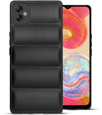 BOZTI Back Cover for Samsung Galaxy A04e(Black, Puffer, Silicon, Pack of: 1)