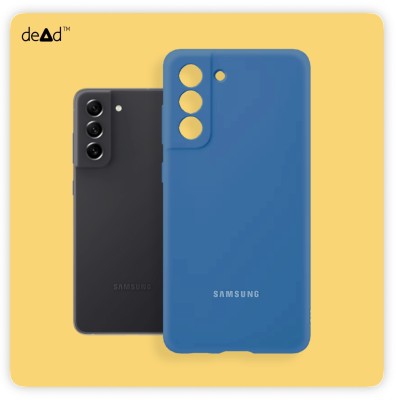 deAd Back Cover for Samsung Galaxy S21 FE 5G(Blue, Grip Case, Silicon, Pack of: 1)
