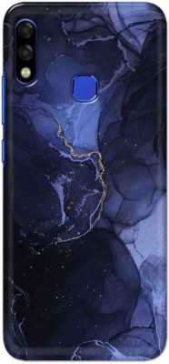 NDCOM Back Cover for Infinix Hot 7 Pro Abstract Blue Marble Printed(Multicolor, Hard Case, Pack of: 1)