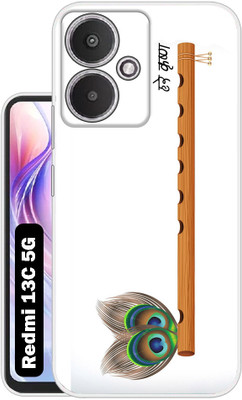 Case Club Back Cover for Redmi 13C 5G(White, Grip Case, Silicon, Pack of: 1)
