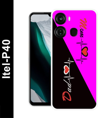 SARTOOLIYA Back Cover for Itel P40(Multicolor, Silicon, Pack of: 1)