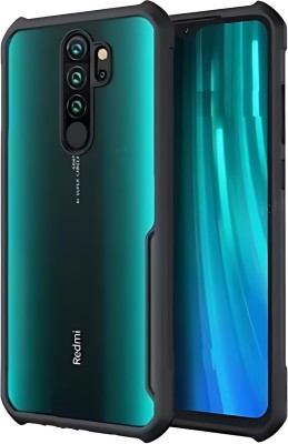 Sciforce Back Cover for Mi Redmi 9 Prime, POCO M2, POCO M2 Reloaded, back cover(Black, Transparent, Pack of: 1)