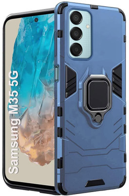 Micvir Back Cover for SAMSUNG Galaxy M35 5G(Transparent, Blue, Shock Proof, Pack of: 1)