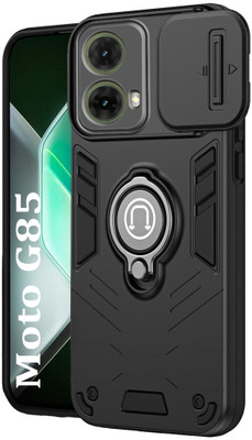 GLOBAL NOMAD Back Cover for Motorola G85 5G, Moto G85 5G(Black, Rugged Armor, Pack of: 1)